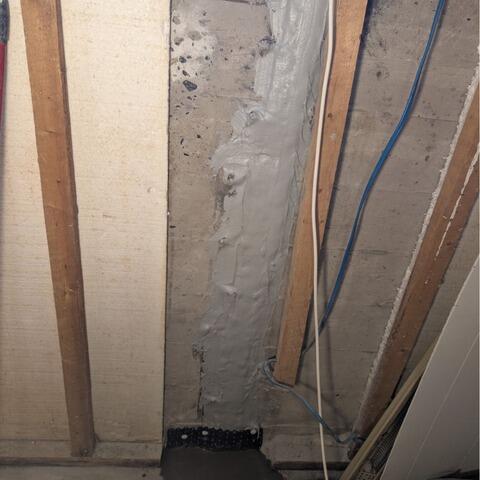 Waterproofing a basement in East Garafraxa, Ontario