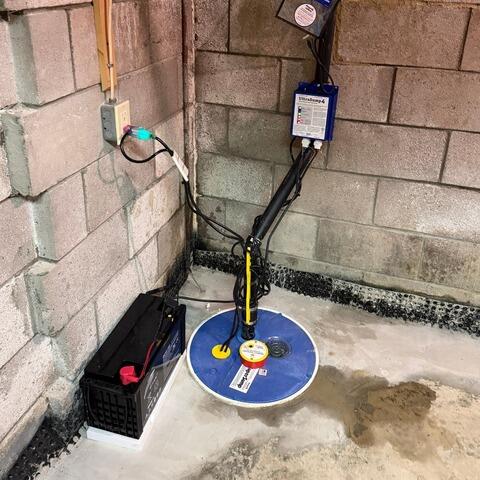 Basement waterproofed in Gilford, ON - After Photo