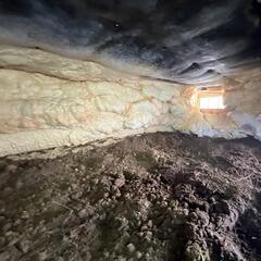 Dampness & Musty Smells in a Crawl Space in Innisfil, Ontario