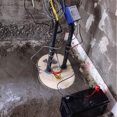 Complete sump pump system installed in Fenelon Falls, Ontario