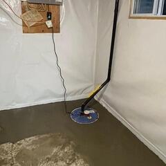 Step cracking in a basement in Stouffville,