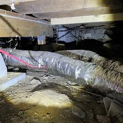 Crawl space moisture issues in Tiny, Ontario