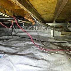 Sagging crawl space fixed in Cookstown, Ontario