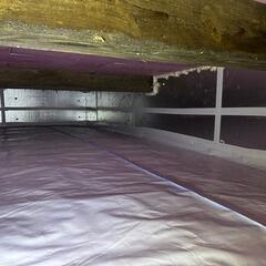 Damp, Cracked Crawl Space in Burks Falls, Ontario