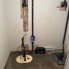 Replacing a failing sump pump in Sundridge, Ontario