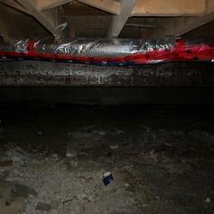 Repairing a sagging basement floor in Etobicoke, Ontario
