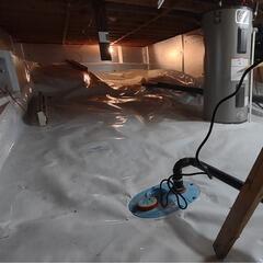 Crawl space repair in Gilford, Ontario