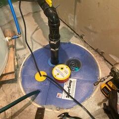 Basement wateproofing system installed in Willow Beach, Ontario