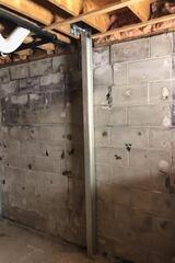 Repairing a Tilting Foundation Wall in Thornton, ON