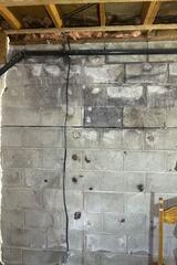 Repairing a Tilting Foundation Wall in Thornton, ON