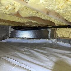 Waterproofing a crawl space in Palgrave, ON
