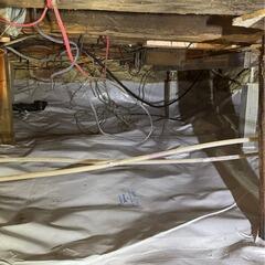 Repairing a crawl space in Alton, ON