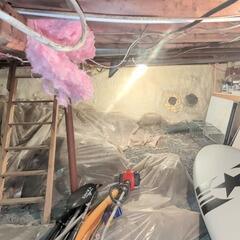 Repairing a crawl space in Caesarea, ON