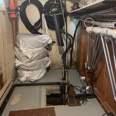 Installing a sump pump system in Port Sydney, ON