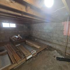 Completely repairing a crawl space in Kearney, ON