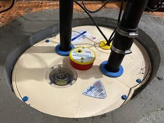 Sump pump system installed in York, ON