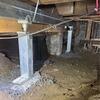 Replacing rotten crawl space beams in Manilla, ON
