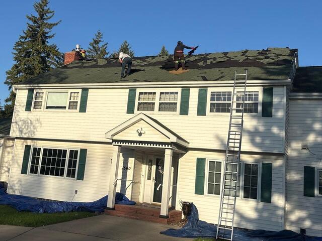 Asphalt Roof Replacement in Grand Forks, ND - Before Photo