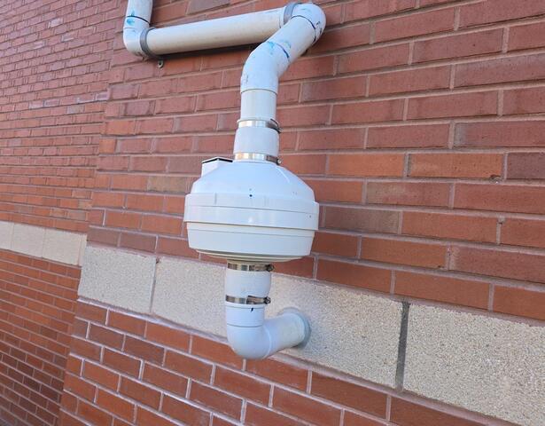 Radon Mitigation System - After Photo