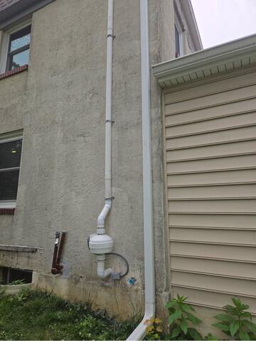 Radon Mitigation in  Malvern, PA - After Photo