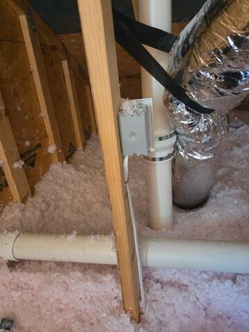 Radon Mitigation Fan installation in Downingtown, PA - Before Photo