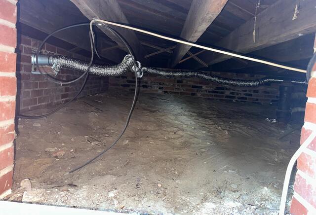 Crawl Space Transformation in Blountstown, FL - Before Photo