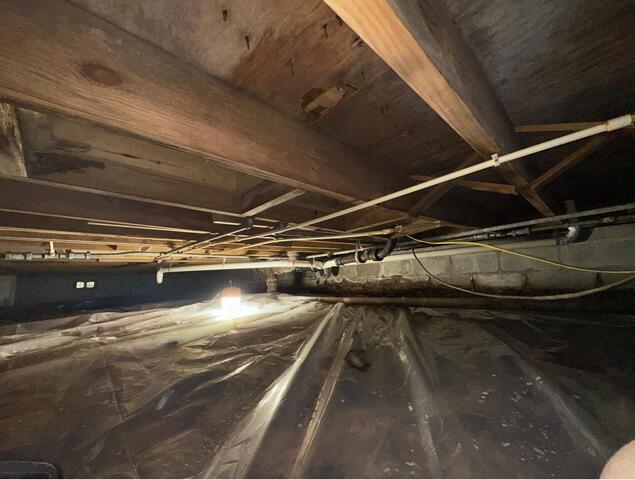 Floor Support in Tallahassee, FL - Before Photo