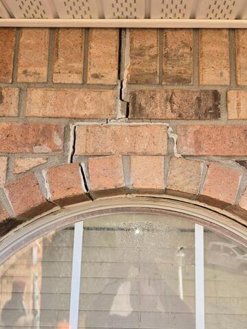 Settlement Repair in Pensacola, FL - Before Photo