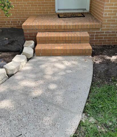 Leaning steps in Tallahassee, FL - After Photo