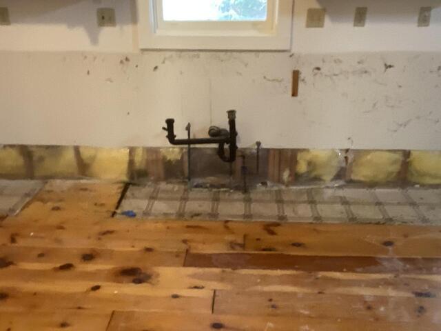 Kitchen Cabinetry Hides Mold Contamination in Bethlehem, CT.