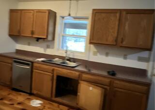 Plumbing Leak and Kitchen Restoration in Bethany, CT.