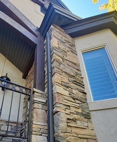 Gutter and Downspout Installation in Bountiful, UT - Before Photo