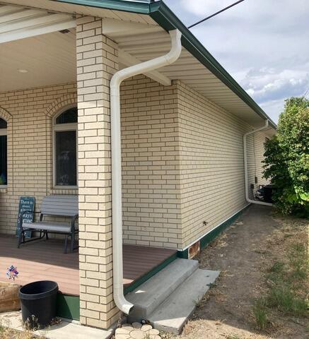 New Gutter System Protects Porch and Foundation in American Fork - After Photo