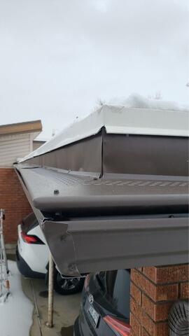 Heavy-Duty Gutter Shutter Protects Orem Home from Snow Damage