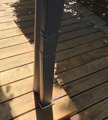 Raindrop Downspout Filter Upgrade in Cottonwood Heights - Before Photo