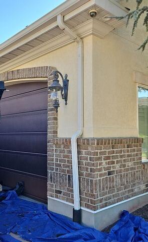 Seamless Brown Gutter Upgrade in Draper - Before Photo