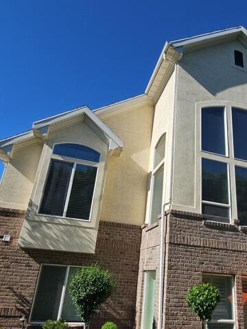 Seamless Brown Gutter Transformation in Draper, UT - Before Photo