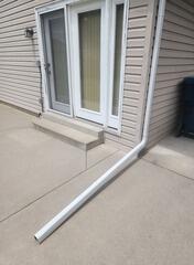 Gutter Replacement and Extended Downspouts in Sandy