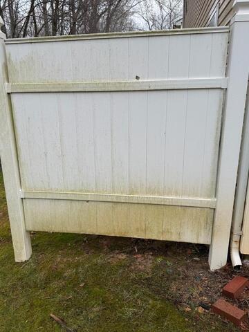 Fence Cleaning in Charlotte, NC - Before Photo