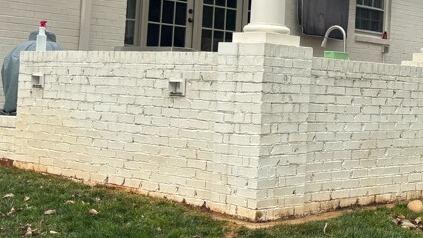 Red Clay Staining in Charlotte, NC - After Photo