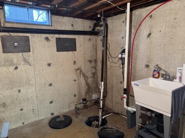 Radon Mitigation - Fort Wayne, IN 46815 - Before Photo