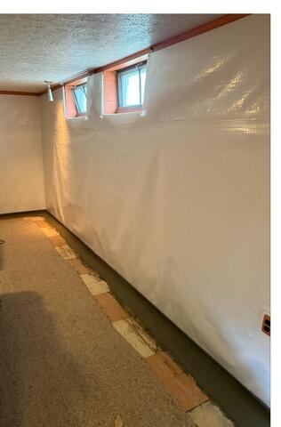 Saturated Basement Walls Waterproofed in Maple Heights, OH