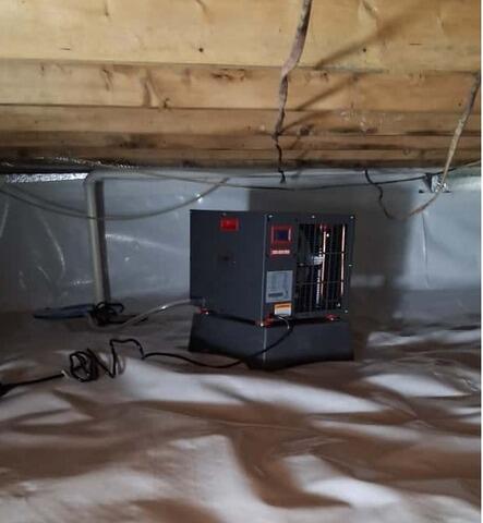 Waterproofed Crawl Space in East Palestine, OH - After Photo