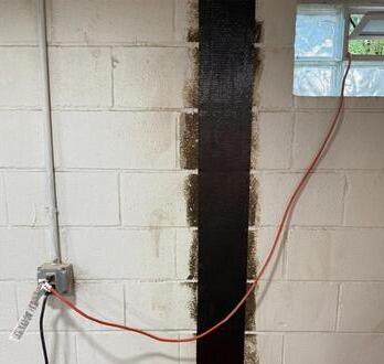 Wall Stabilized in Chagrin Falls, OH - After Photo