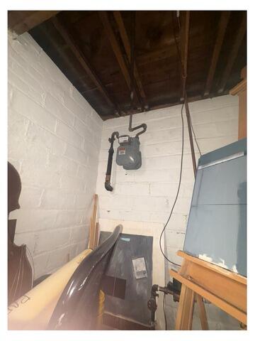 Dry Basement Achieved in Cleveland Heights, OH - Before Photo