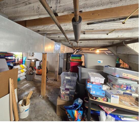 Foundation Repair in Kent, OH - Before Photo