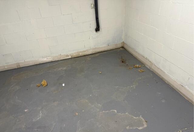 Waterproofing A Musty Basement in Richfield, OH - Before Photo