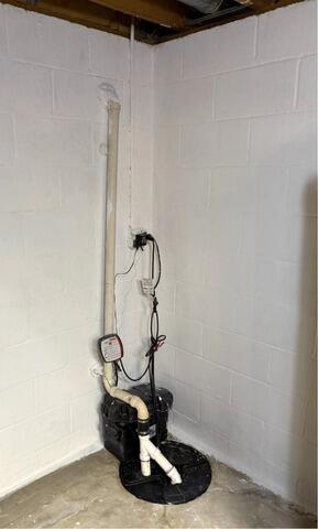 Waterproofing Damp Basement in Youngstown, OH - Before Photo