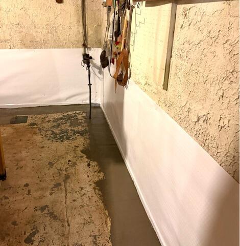 Waterproofing System Installed in Bedford, OH - After Photo