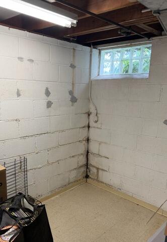 Waterproofing System Installed in Cleveland, OH - Before Photo